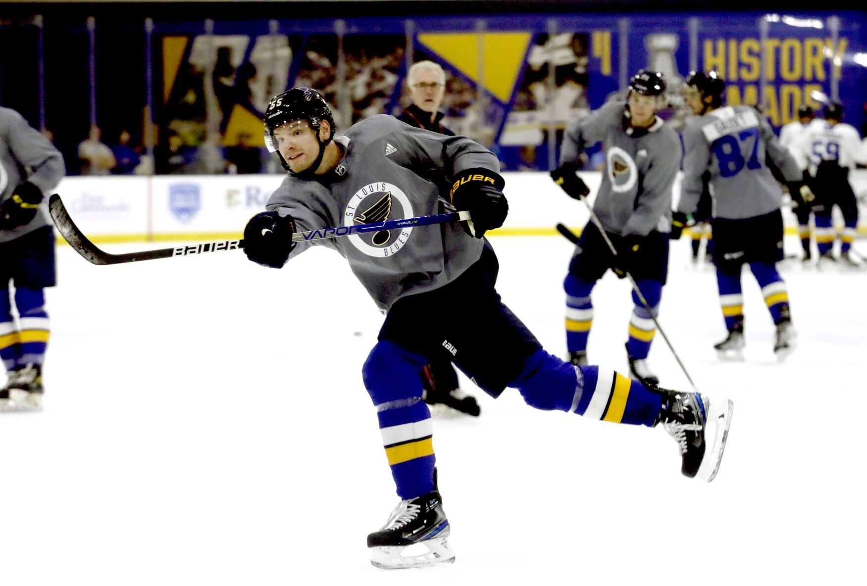 The St. Louis Blues held their first day of training camp